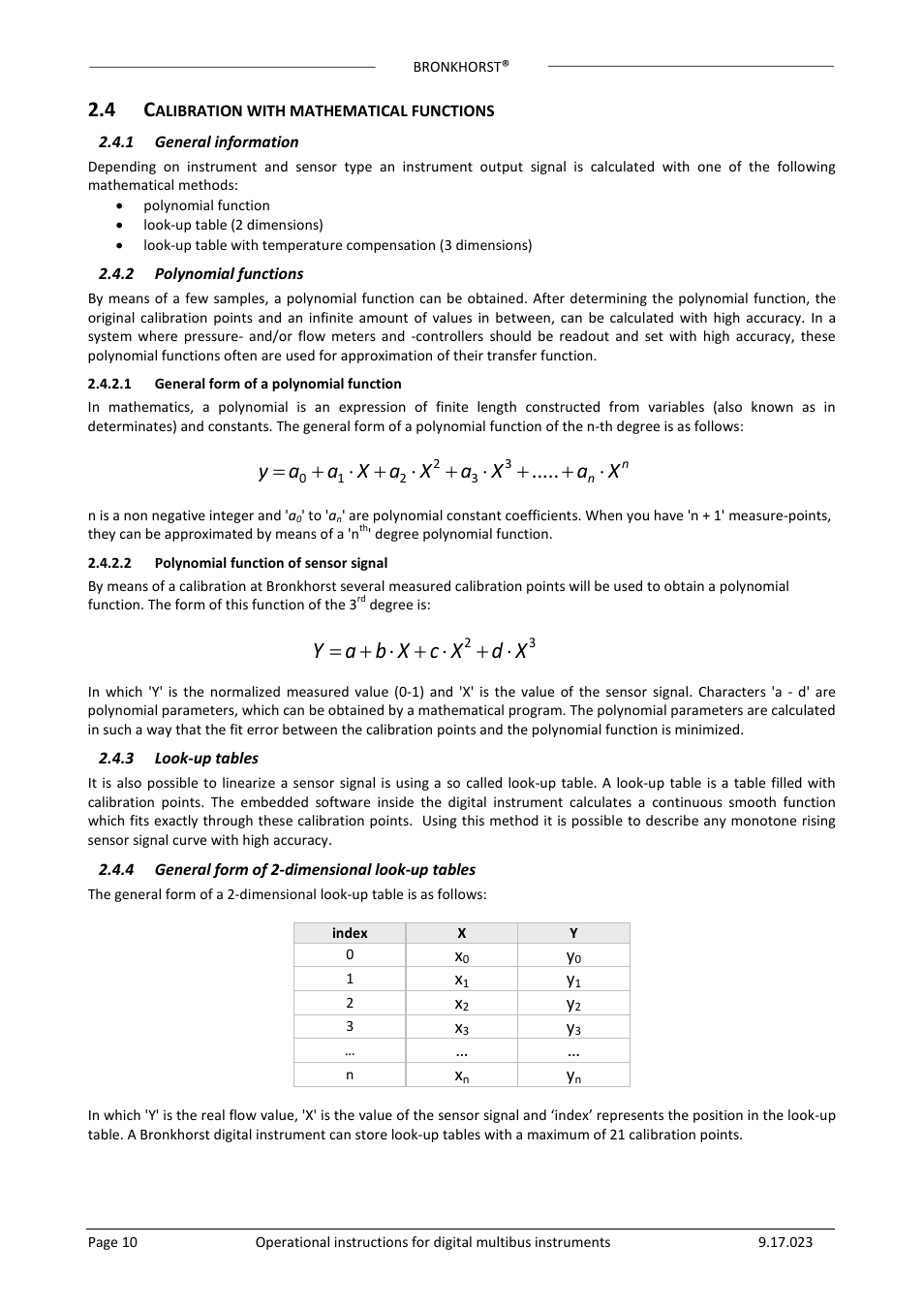 Bronkhorst Multibus User Manual | Page 10 / 50