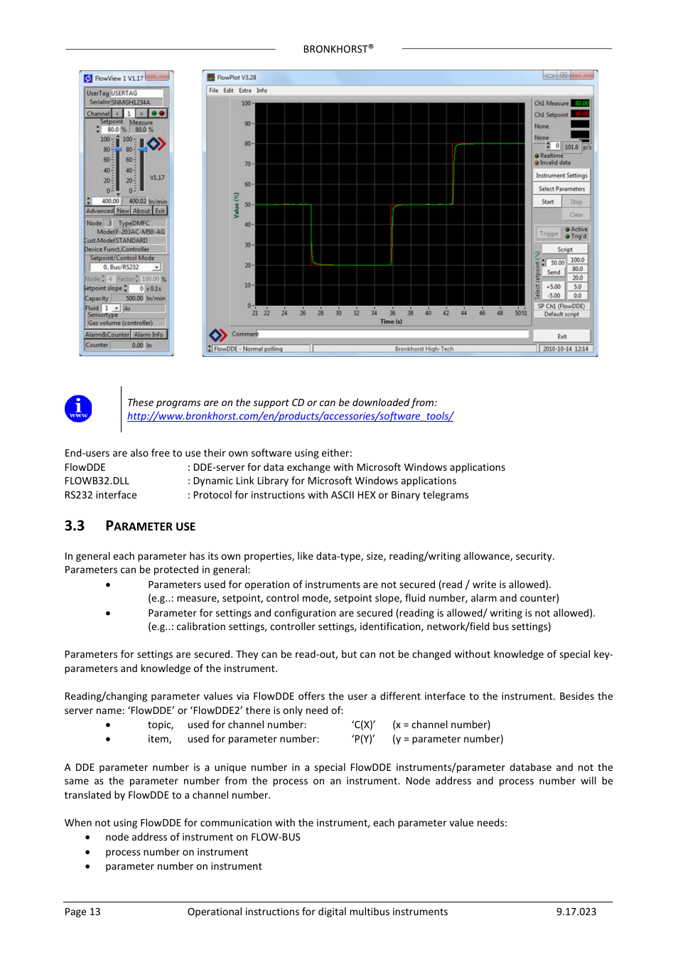 Bronkhorst Multibus User Manual | Page 13 / 50