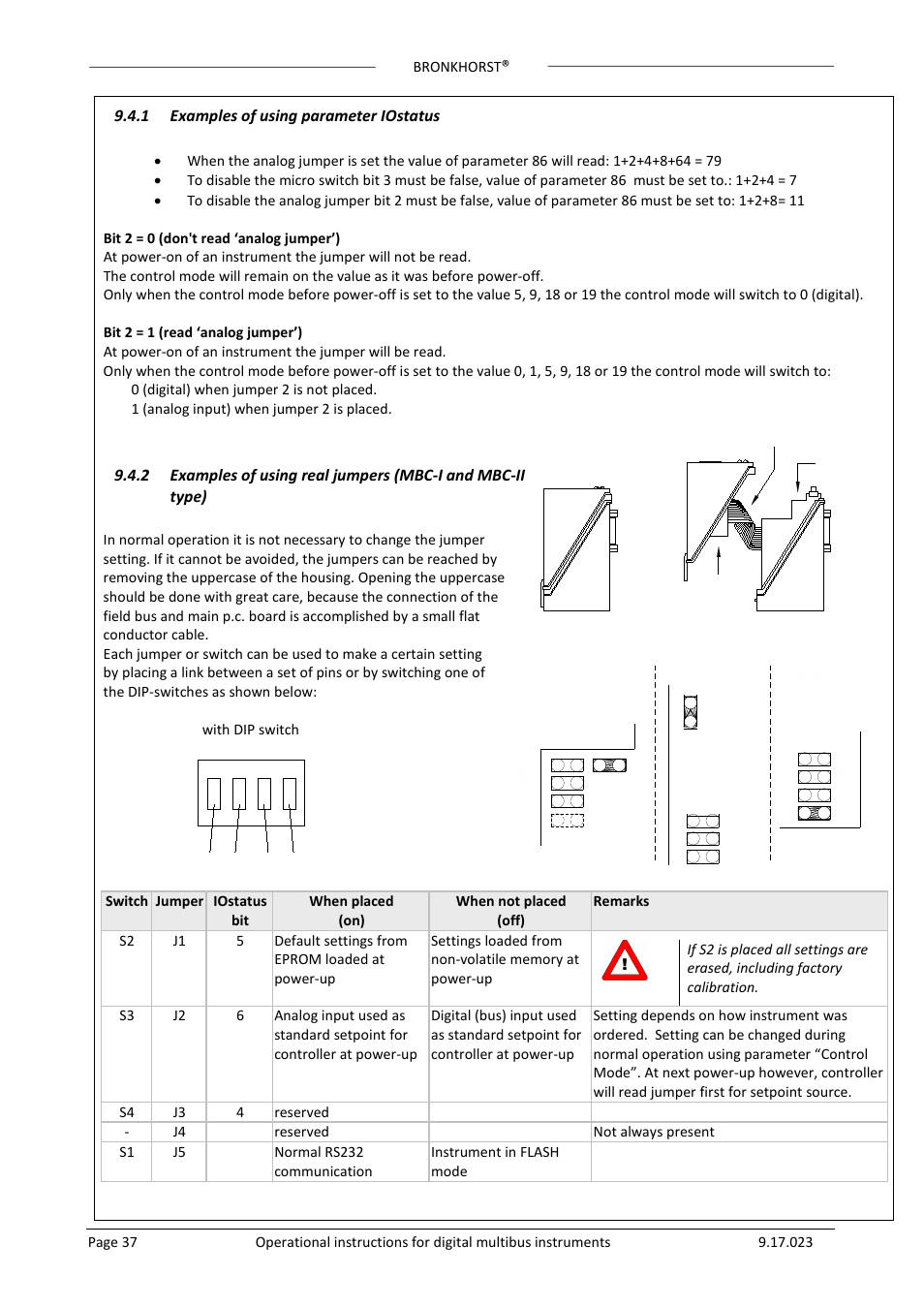 Bronkhorst Multibus User Manual | Page 37 / 50