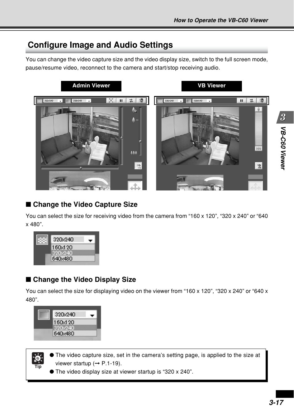 Configure image and audio settings | Canon VB-C60B User Manual | Page 115 / 162