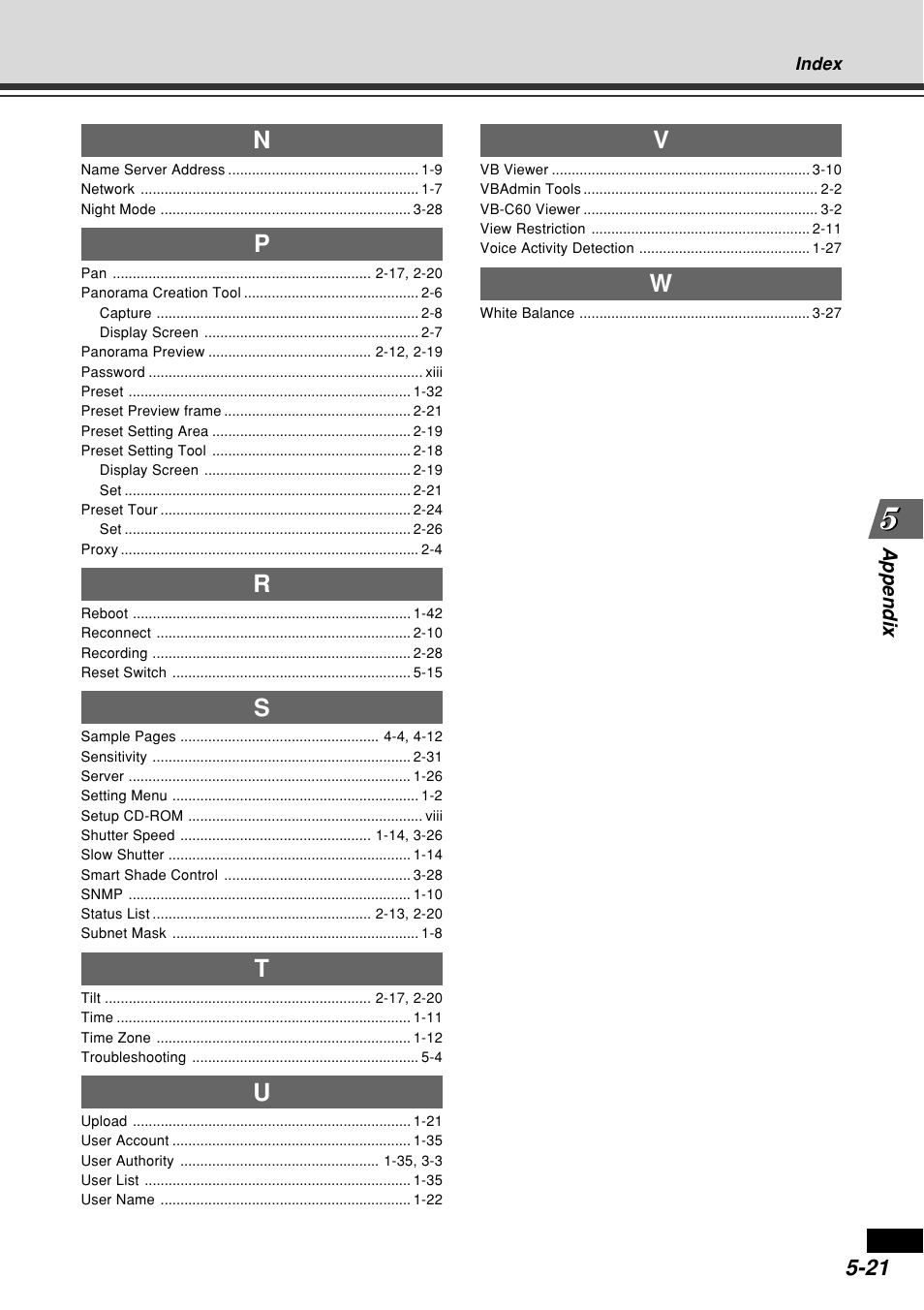 Canon VB-C60B User Manual | Page 161 / 162