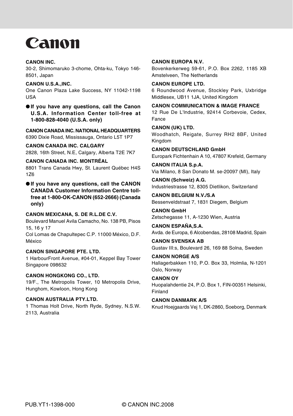 Canon VB-C60B User Manual | Page 162 / 162