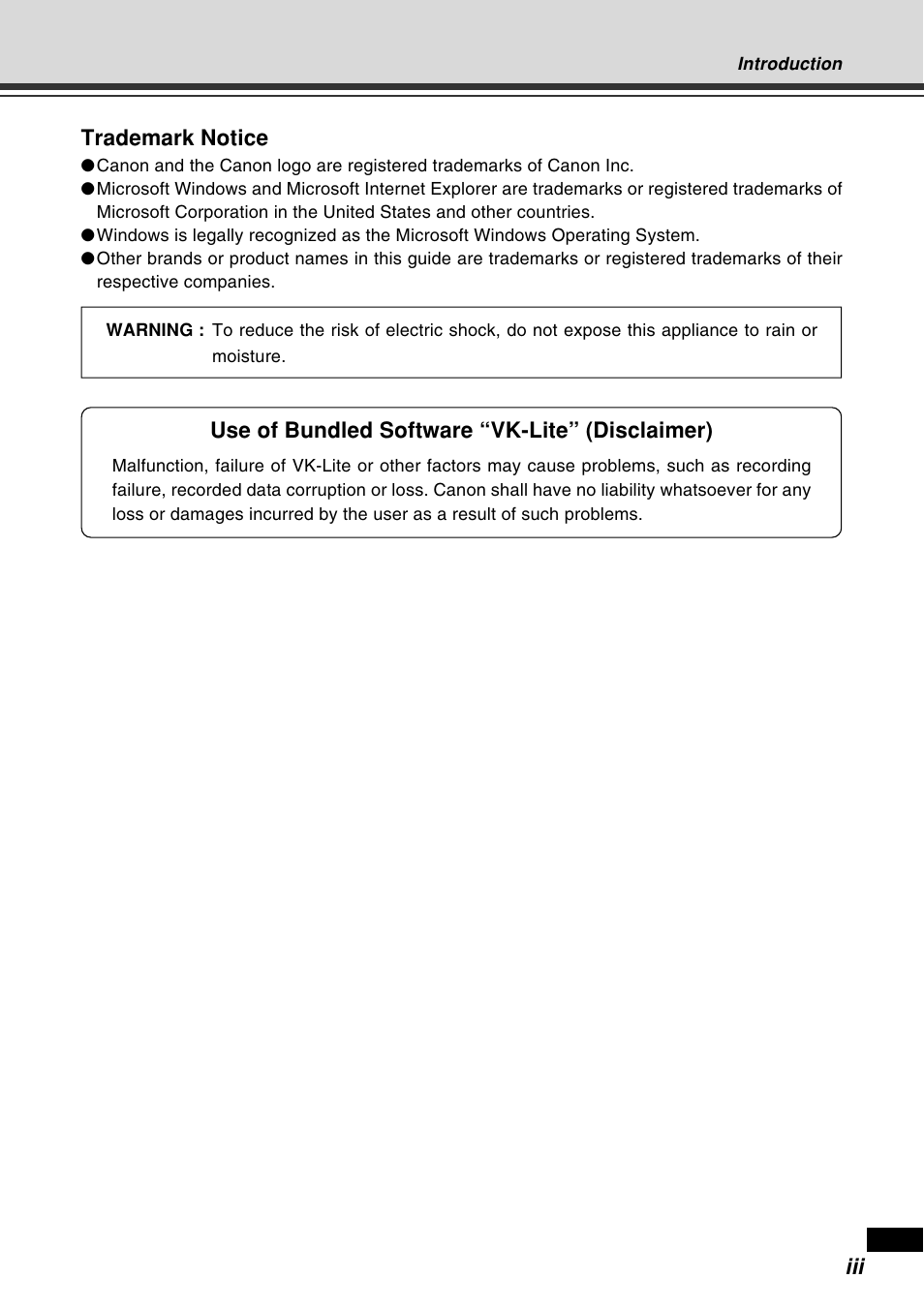 Canon VB-C60B User Manual | Page 3 / 162