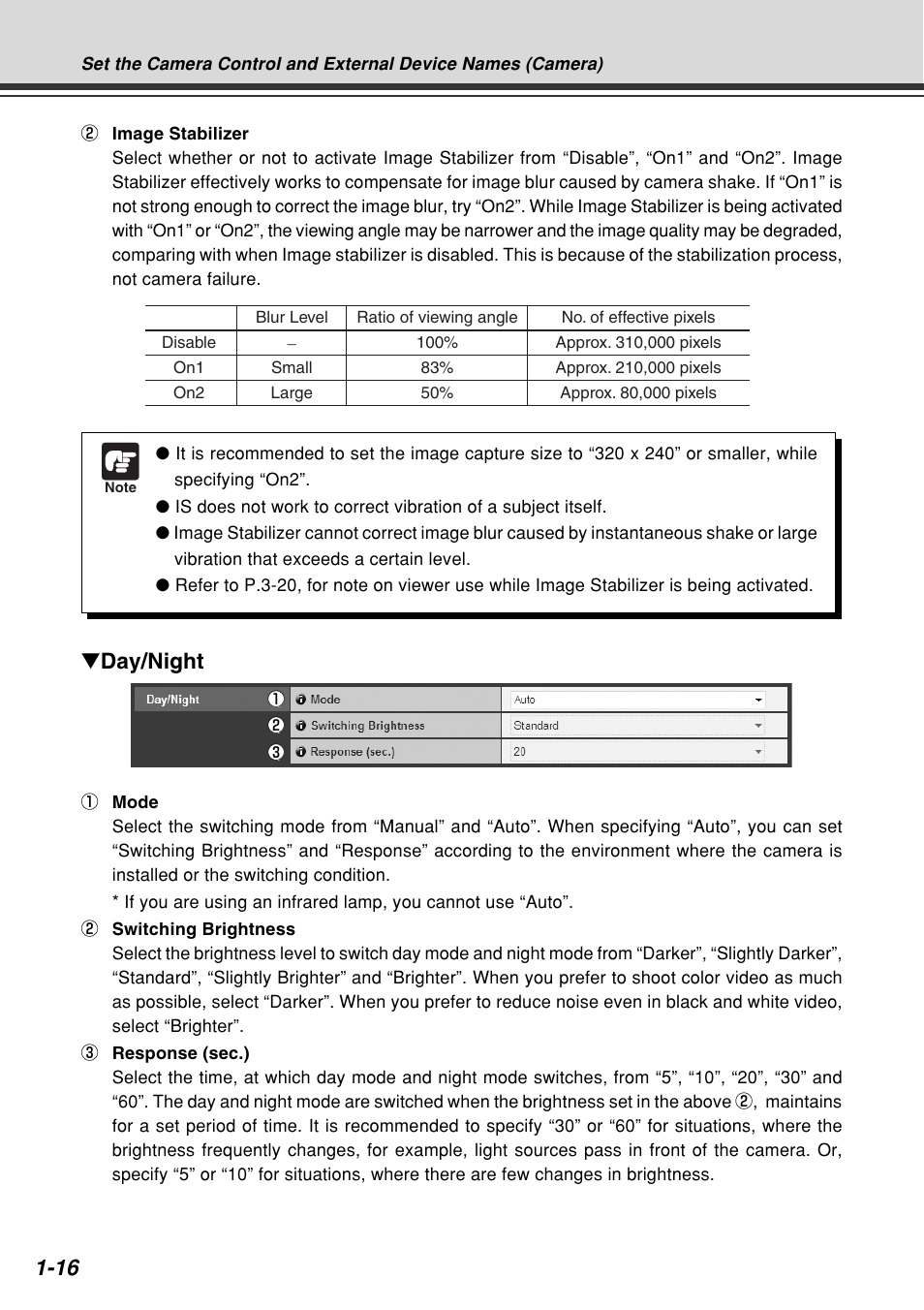 Day/night | Canon VB-C60B User Manual | Page 30 / 162