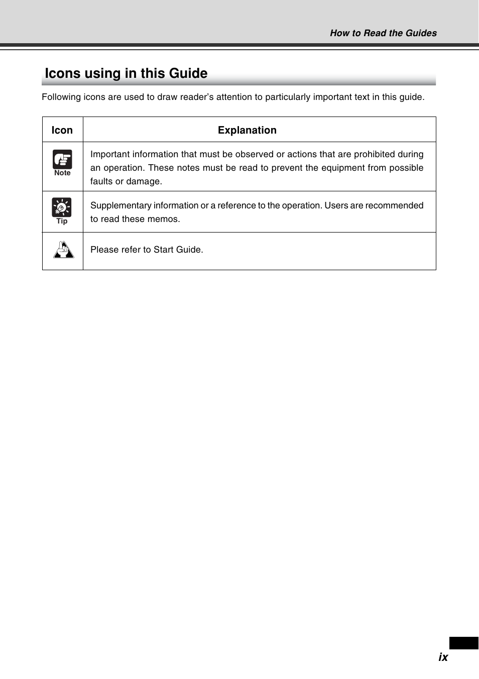 Icons using in this guide | Canon VB-C60B User Manual | Page 9 / 162