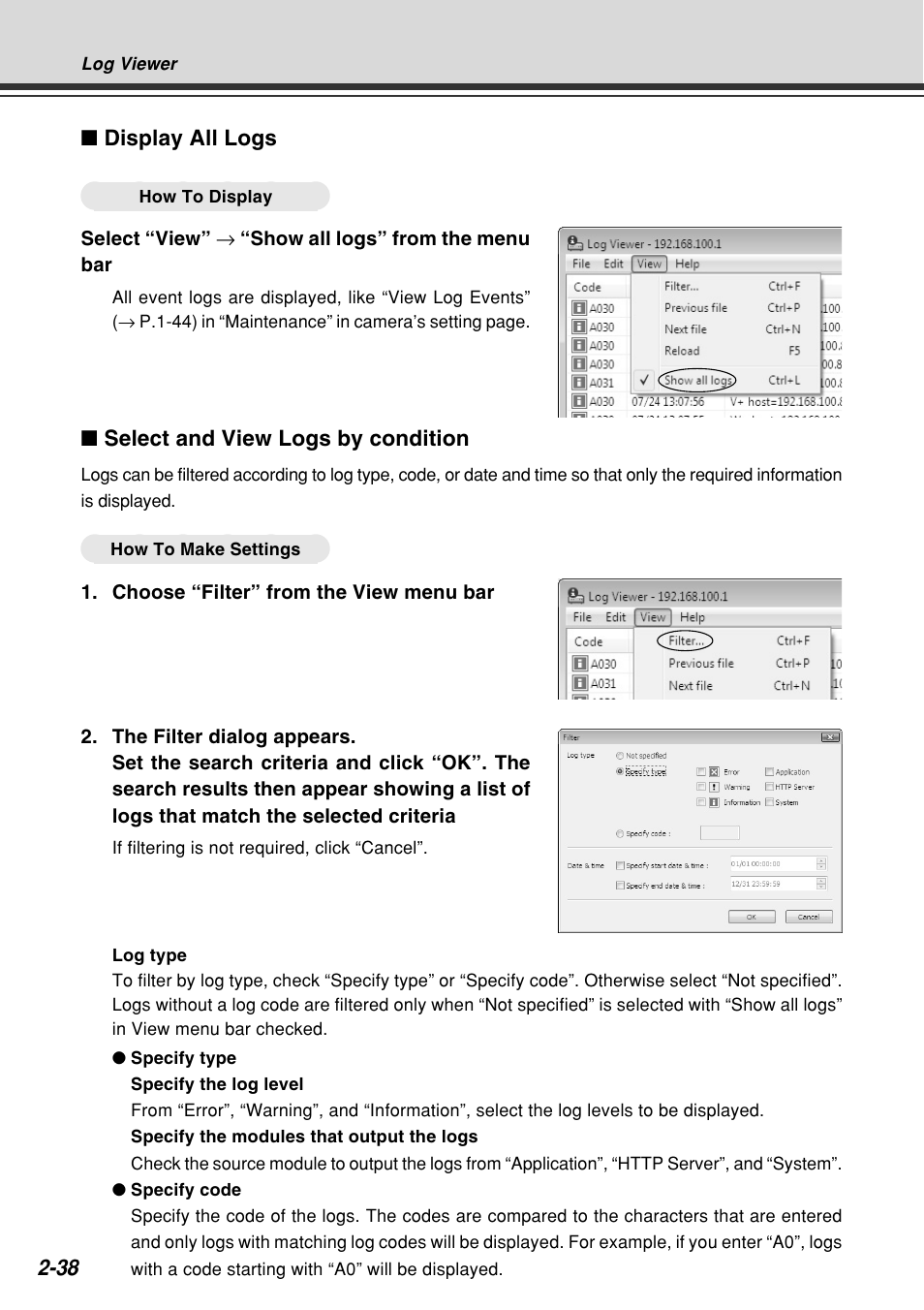 Canon VB-C60B User Manual | Page 96 / 162