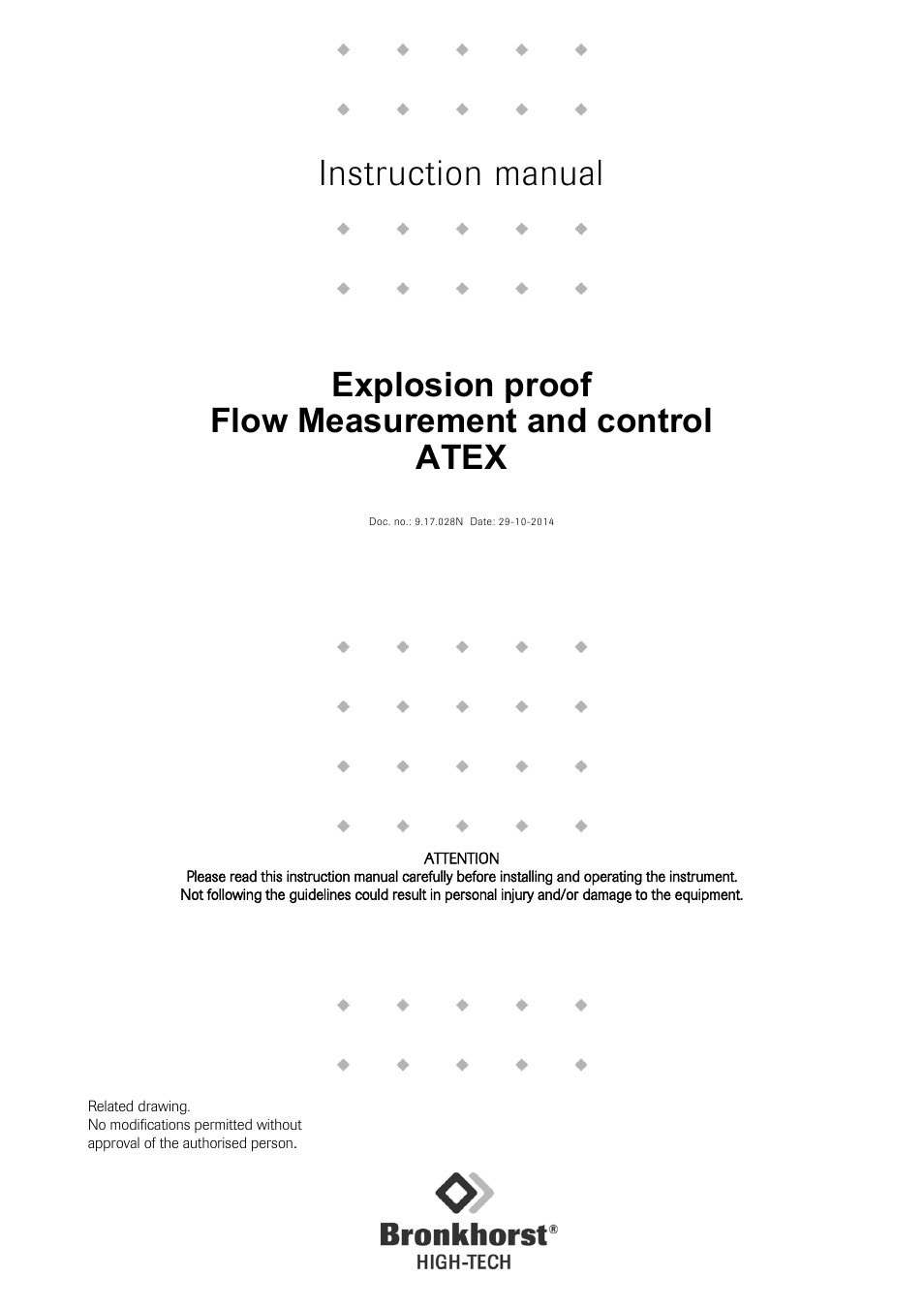Bronkhorst EX-FLOW Mass Flow User Manual | 33 pages