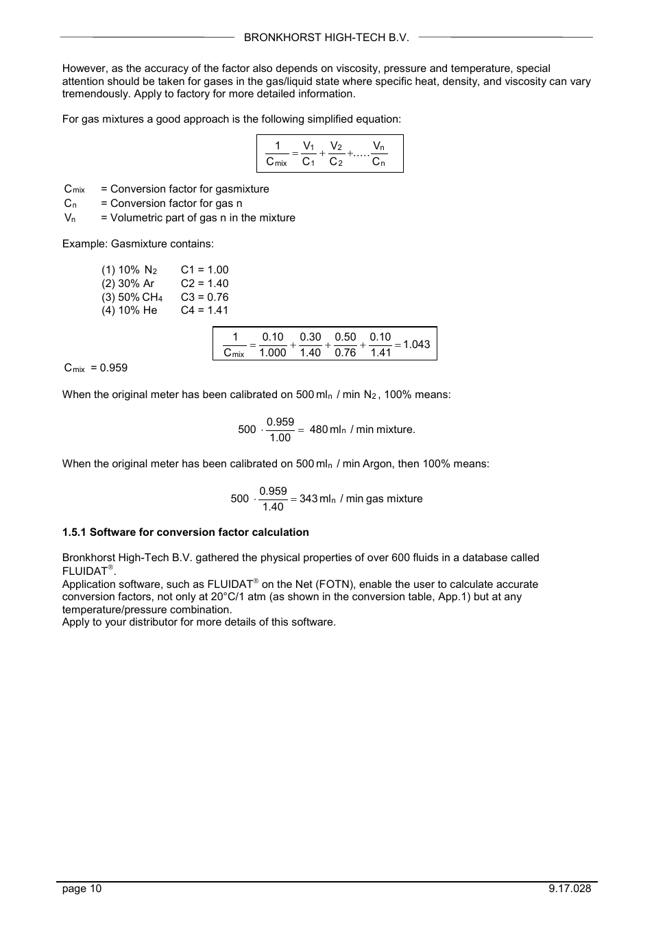 Bronkhorst EX-FLOW Mass Flow User Manual | Page 10 / 33