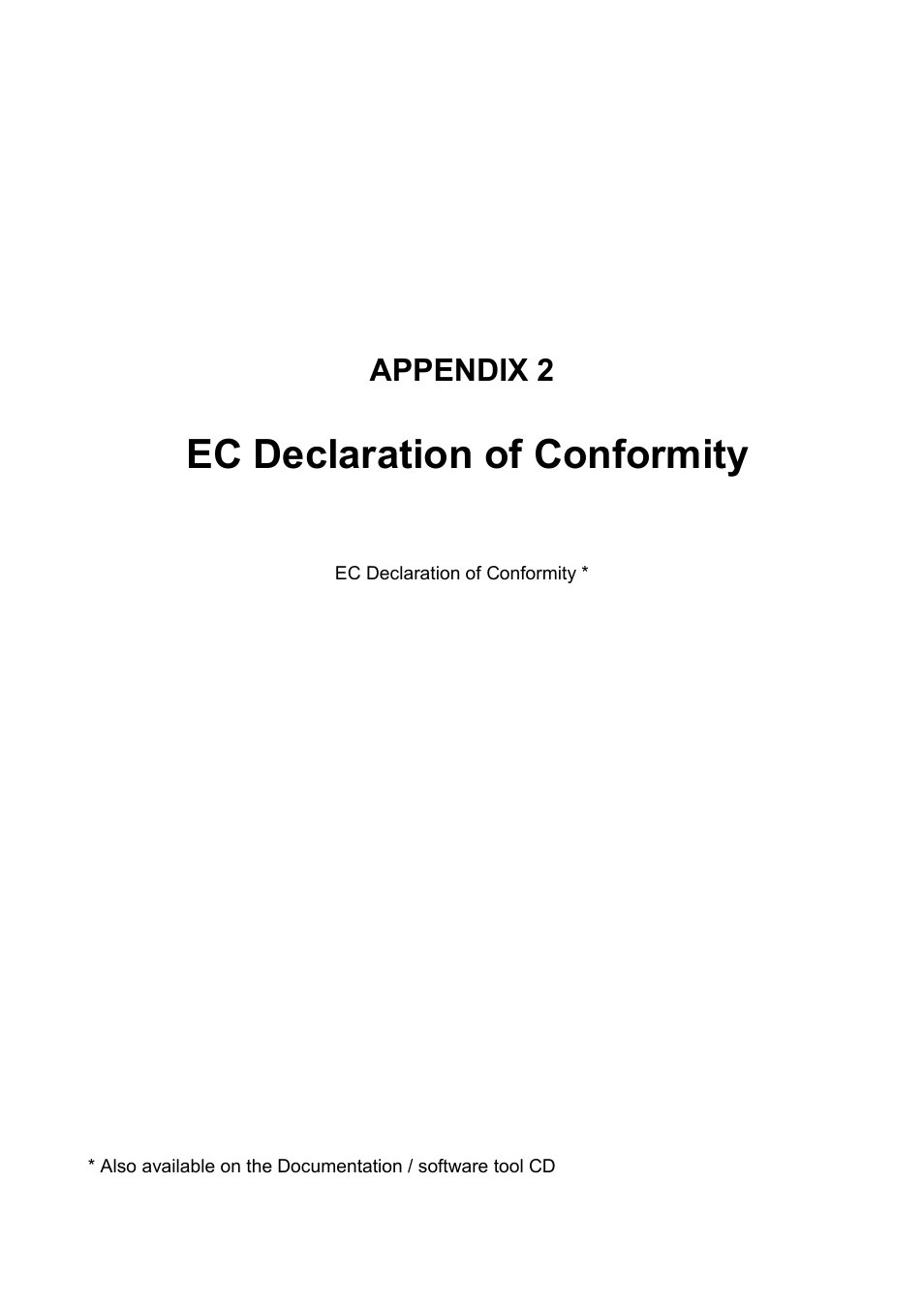 Ec declaration of conformity | Bronkhorst EX-FLOW Mass Flow User Manual | Page 29 / 33