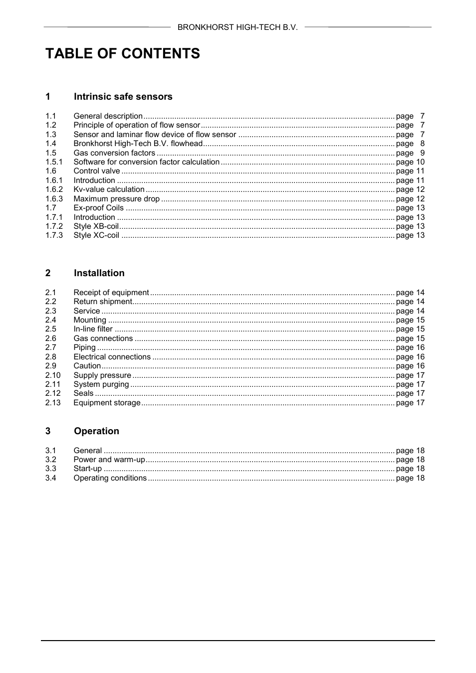 Bronkhorst EX-FLOW Mass Flow User Manual | Page 5 / 33