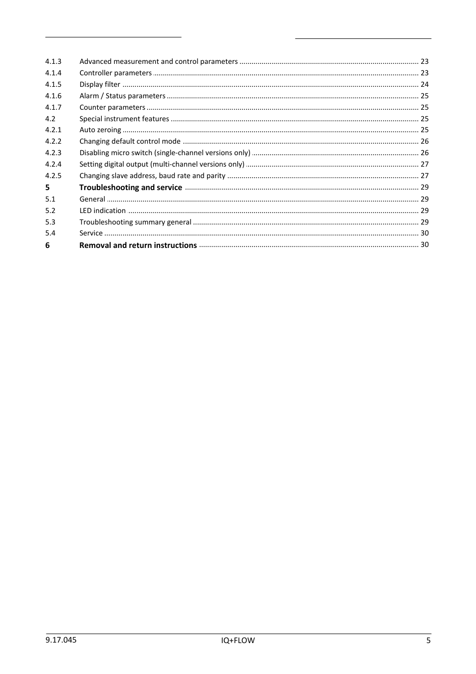 Bronkhorst IQ+FLOW (from 01-07-2013) User Manual | Page 5 / 30