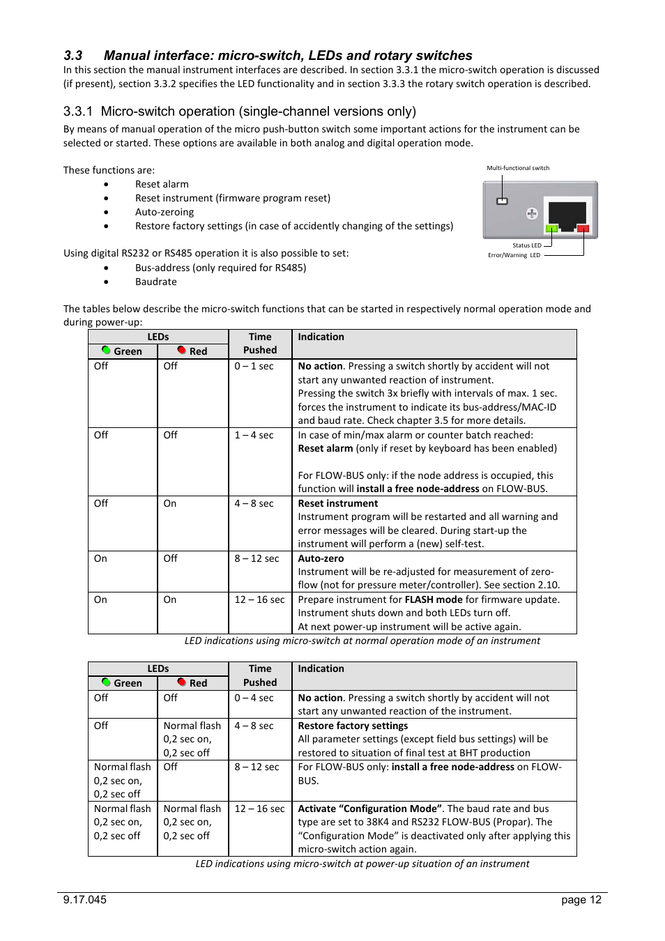 Bronkhorst IQ+FLOW (till 01-07-2013) User Manual | Page 12 / 28