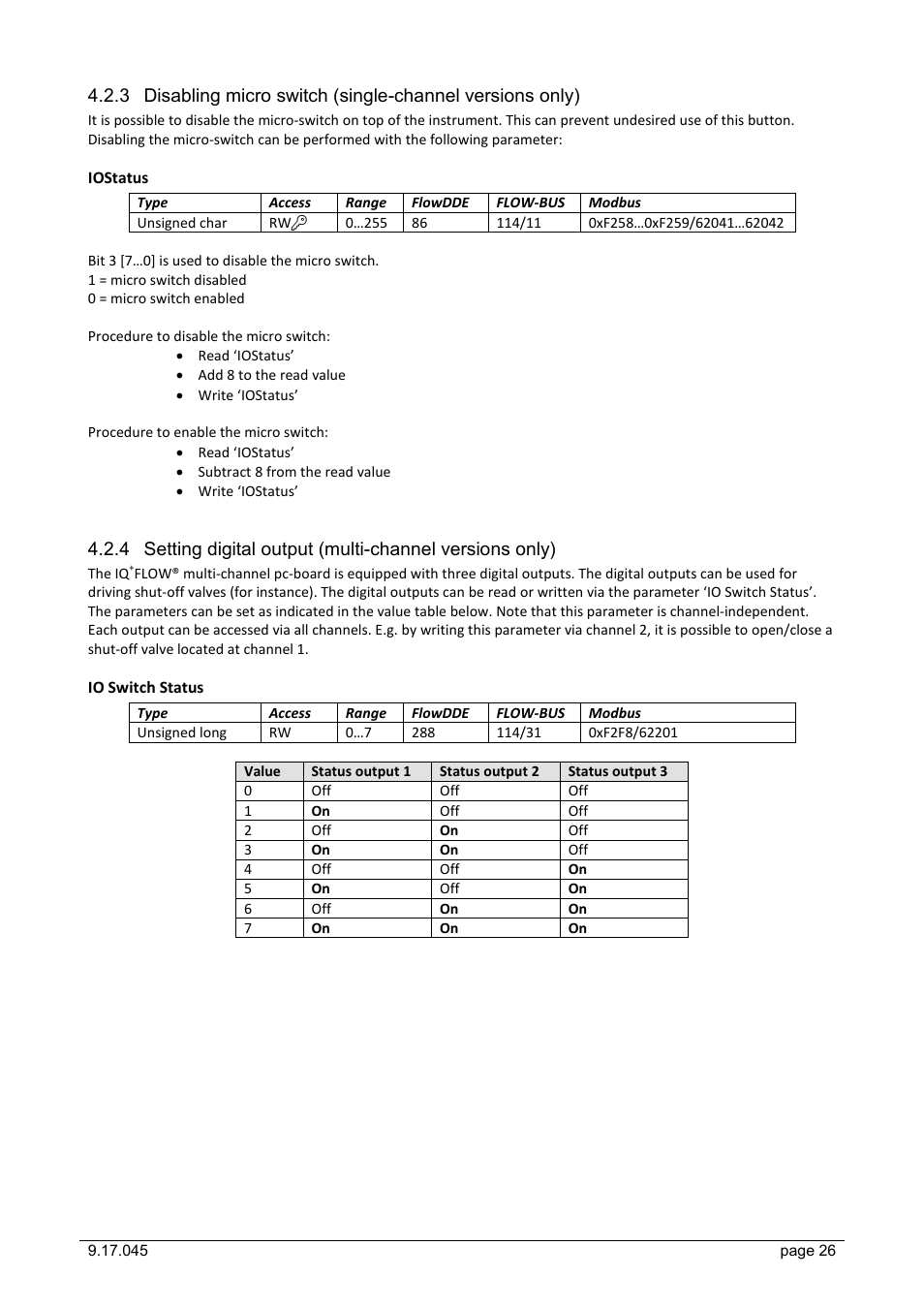 Bronkhorst IQ+FLOW (till 01-07-2013) User Manual | Page 26 / 28