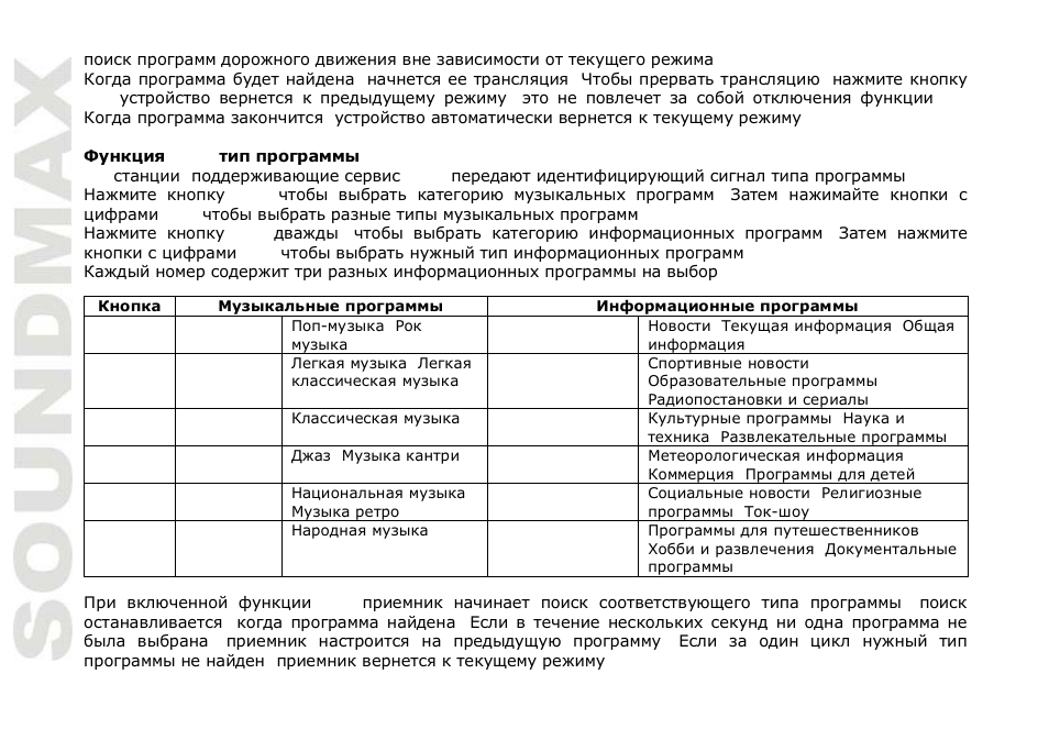 SoundMax SM-CDM1055 User Manual | Page 38 / 49