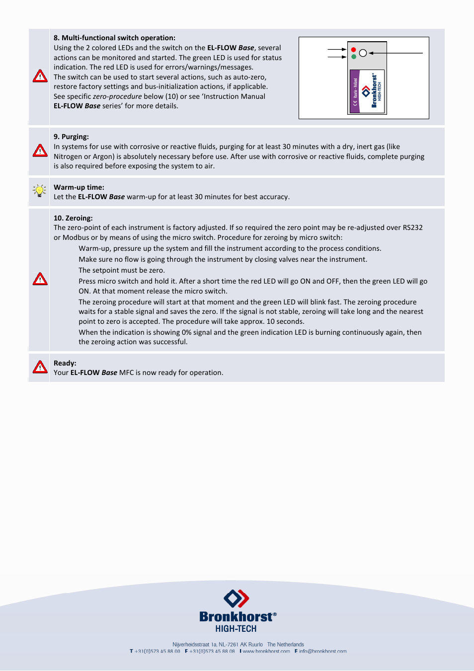 Bronkhorst EL-FLOW Base 2010 User Manual | Page 4 / 4