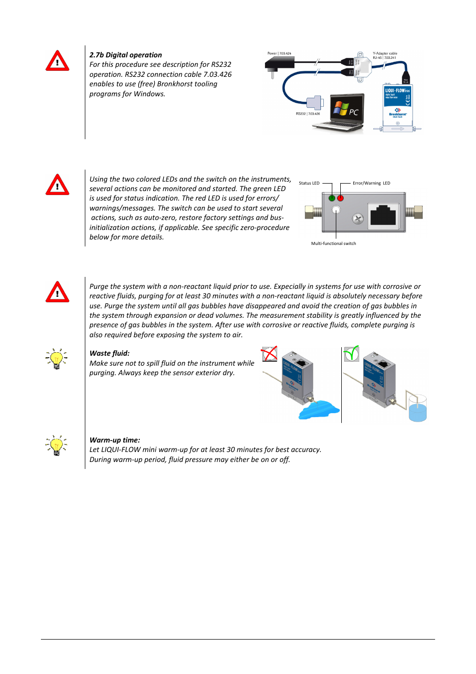 Bronkhorst LIQUI-FLOW mini (till 01-07-2013) User Manual | Page 8 / 21