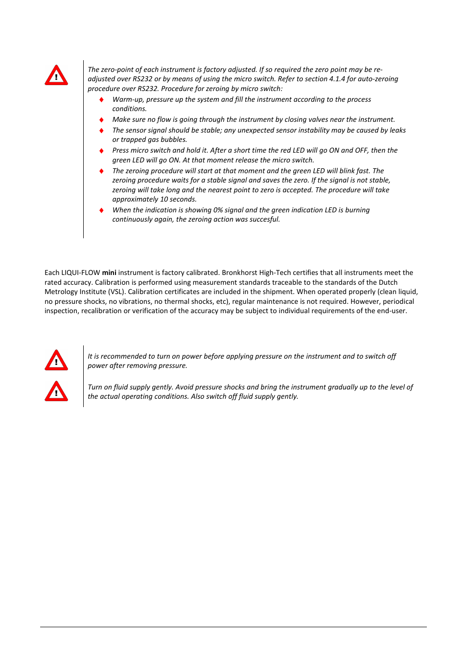 Bronkhorst LIQUI-FLOW mini (till 01-07-2013) User Manual | Page 9 / 21