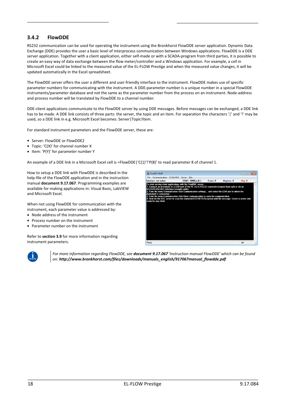 Flowdde, 2 flowdde | Bronkhorst EL-FLOW Prestige User Manual | Page 18 / 49