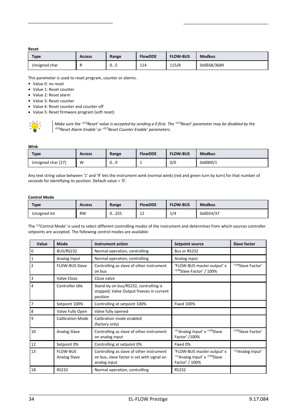 Bronkhorst EL-FLOW Prestige User Manual | Page 34 / 49