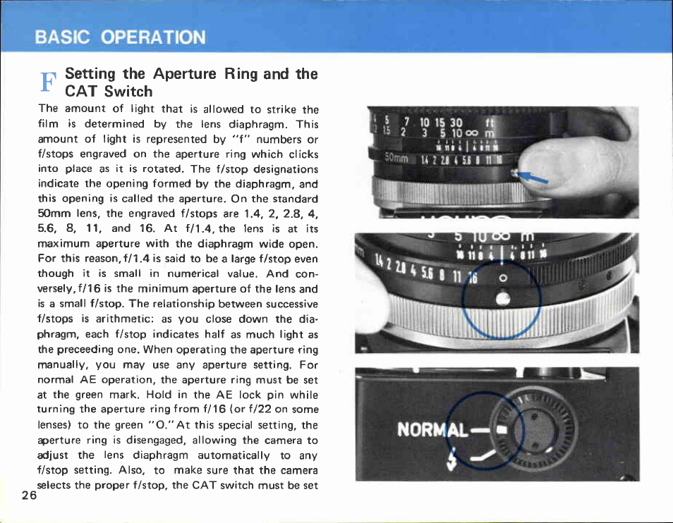 Camera handling, Iv carrying the camera, V. camera handling -18 | A. carrying the camera | Canon EF User Manual | Page 26 / 114