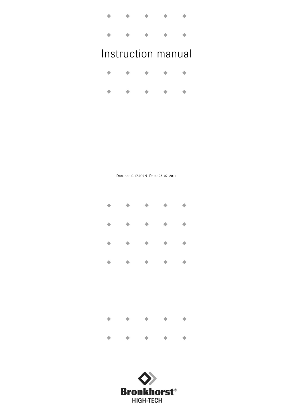 Bronkhorst E-7000 User Manual | 66 pages