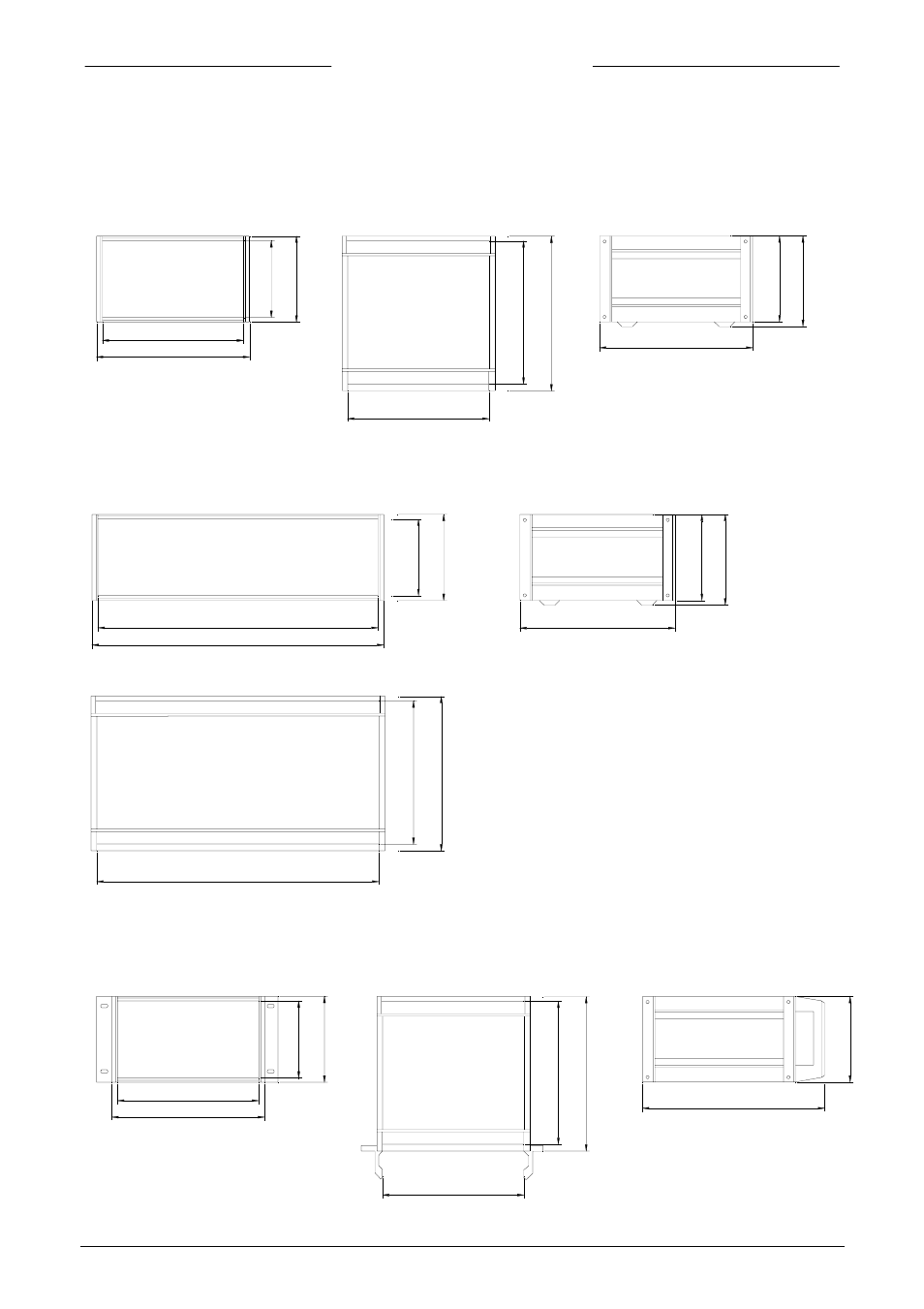 5 specifications, Bronkhorst high-tech b.v, 1 housings | Bronkhorst E-7000 User Manual | Page 12 / 66