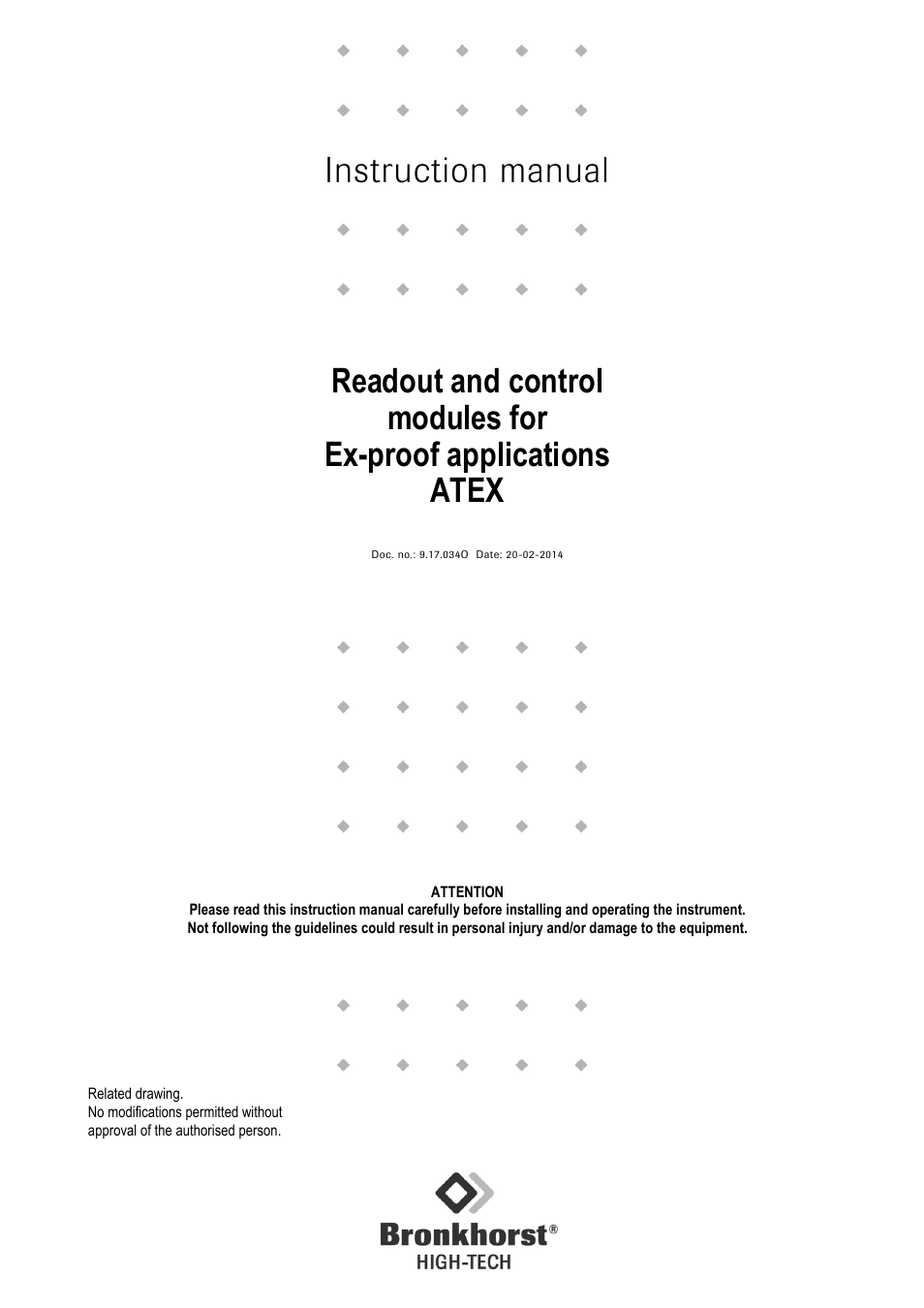 Bronkhorst R Modules for Ex-proof applications User Manual | 16 pages