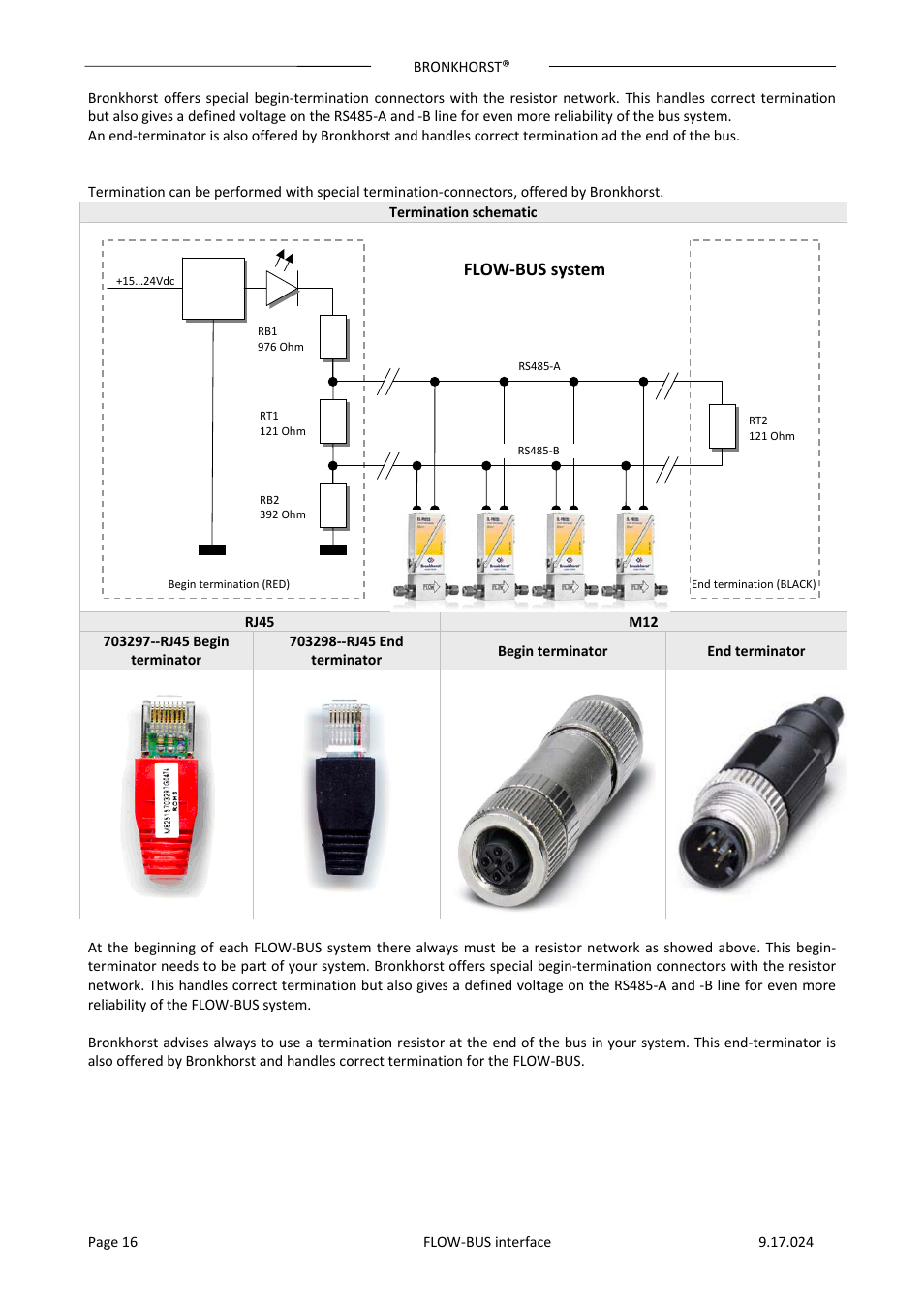 Flow‐bus system | Bronkhorst FLOW-BUS interface User Manual | Page 16 / 26