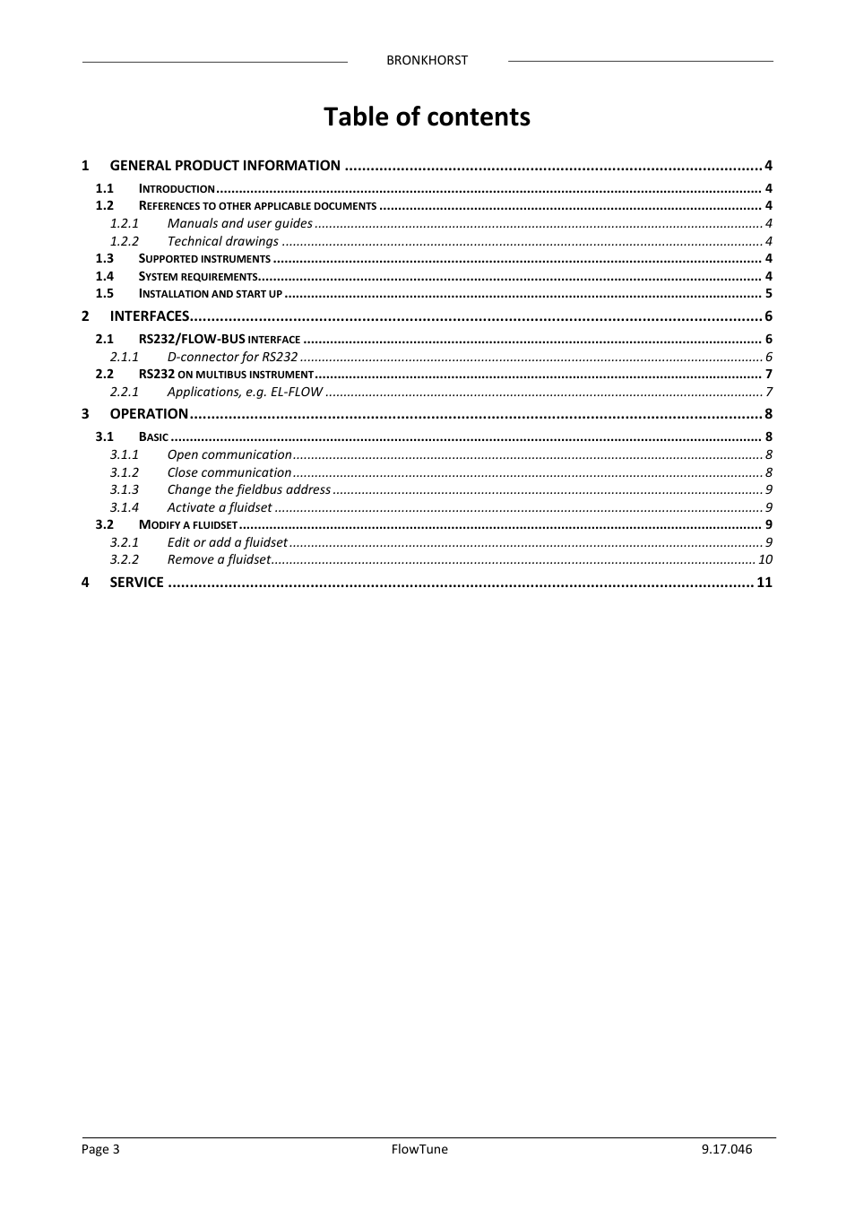 Bronkhorst FlowTune User Manual | Page 3 / 11