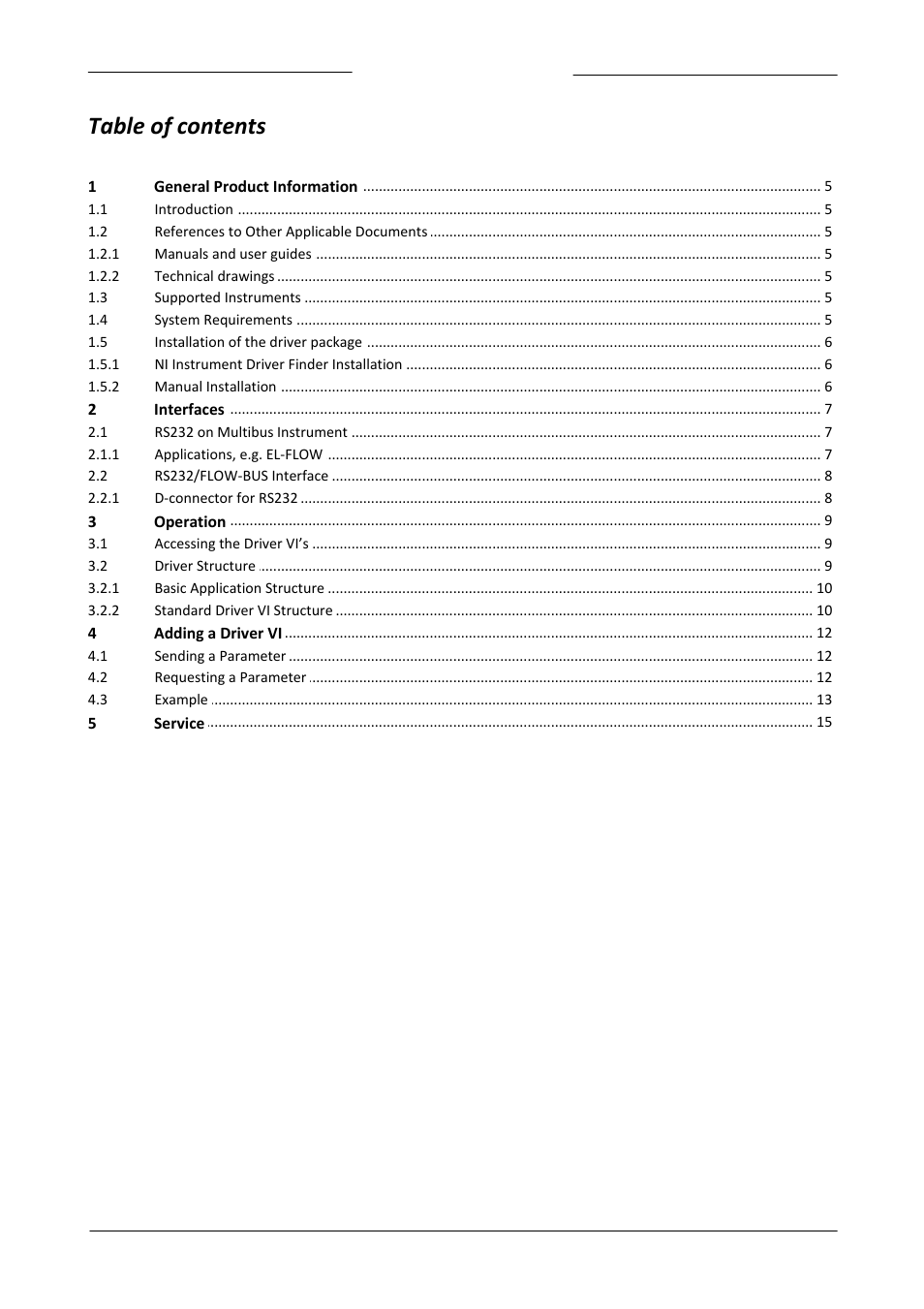 Bronkhorst FLOW-BUS LabVIEW Driver User Manual | Page 4 / 15