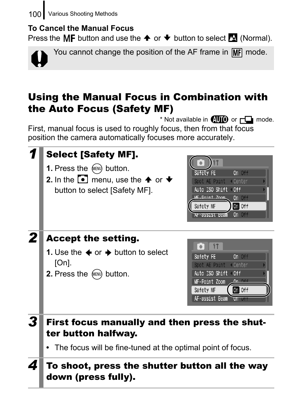 P. 100 | Canon A650 IS User Manual | Page 102 / 213