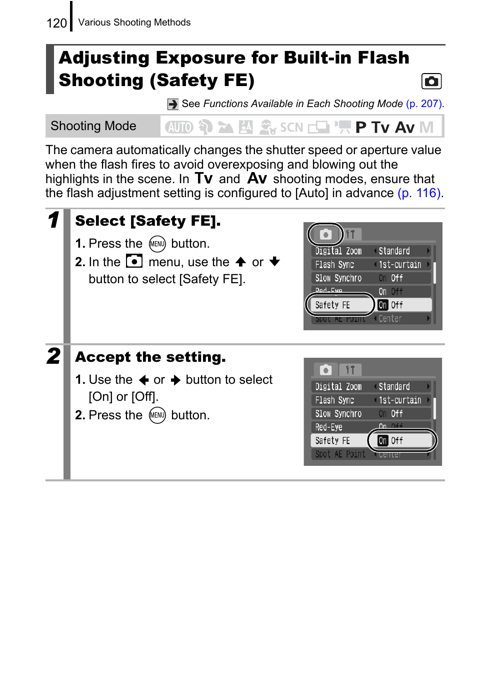 P. 120 | Canon A650 IS User Manual | Page 122 / 213