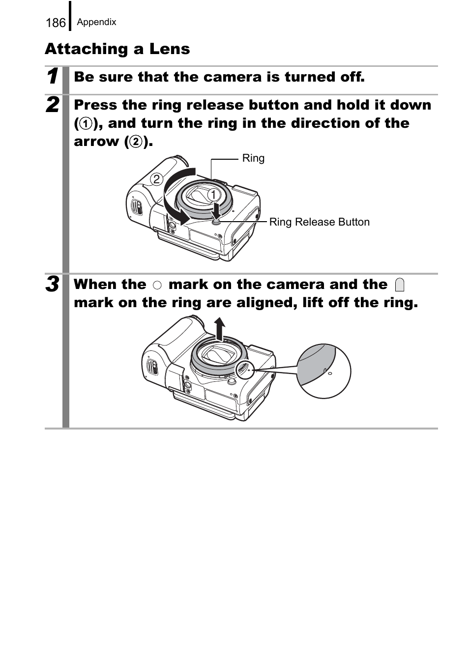 Ring, P. 186) | Canon A650 IS User Manual | Page 188 / 213