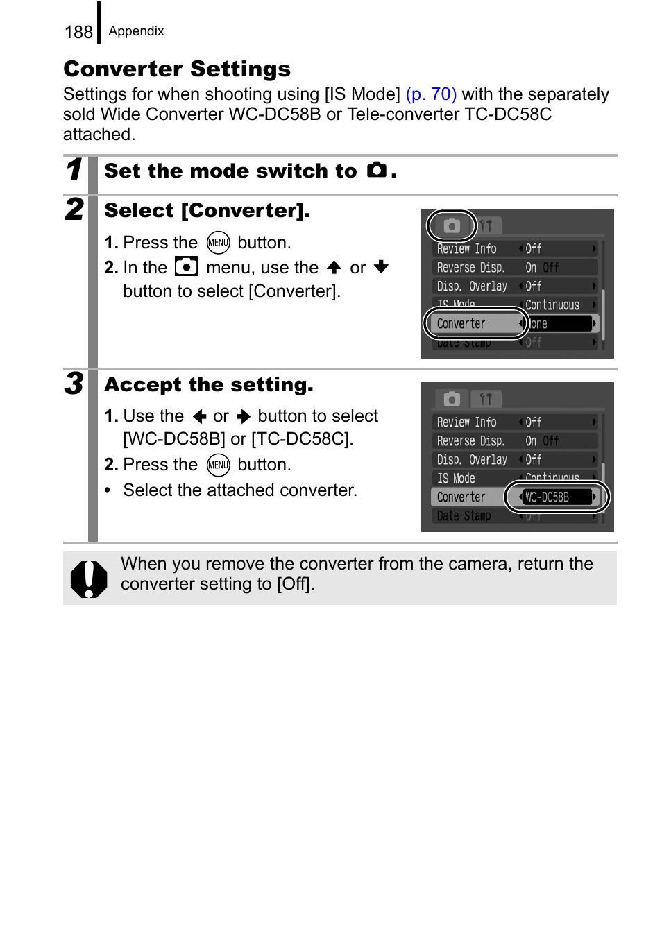 Canon A650 IS User Manual | Page 190 / 213