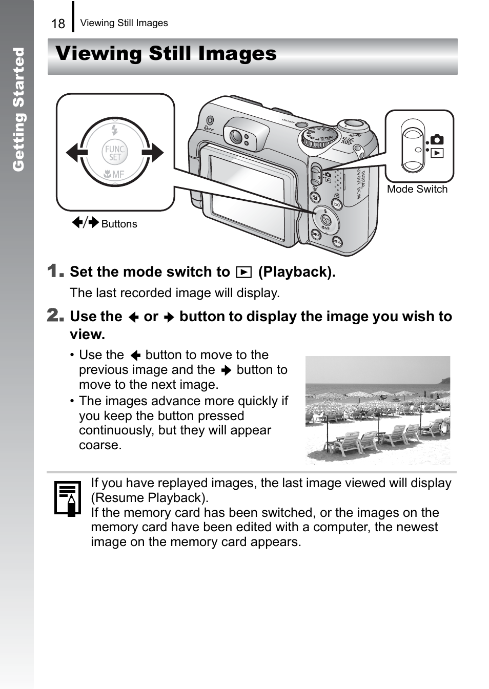 Viewing still images | Canon A650 IS User Manual | Page 20 / 213