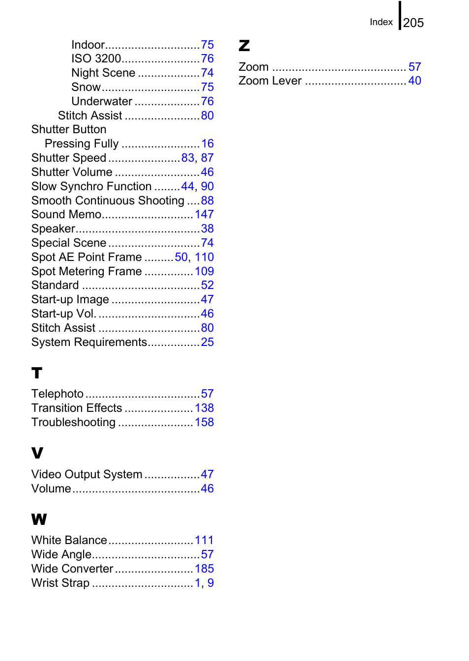 Canon A650 IS User Manual | Page 207 / 213