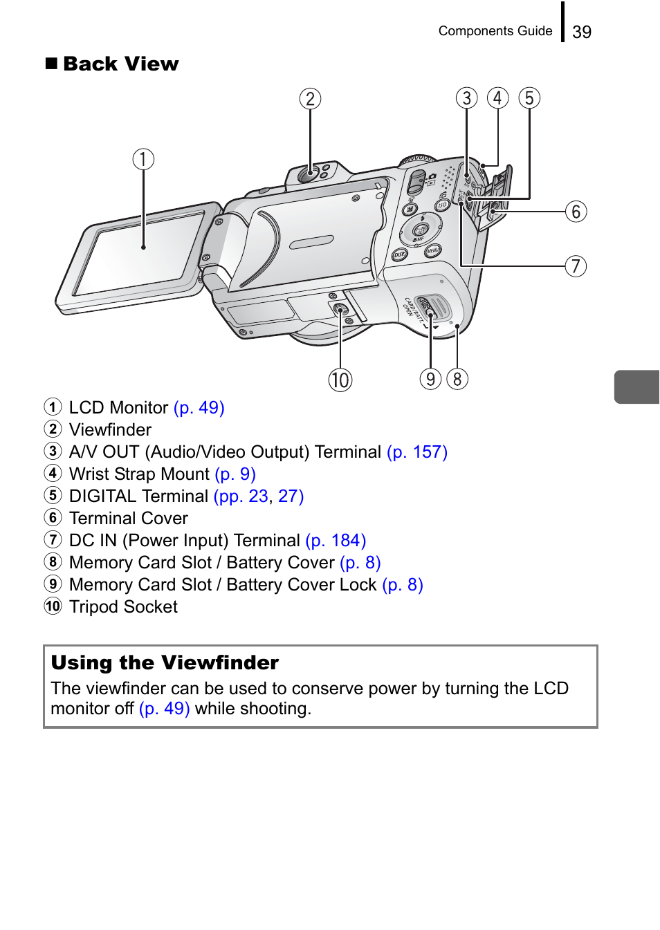 P. 39) | Canon A650 IS User Manual | Page 41 / 213