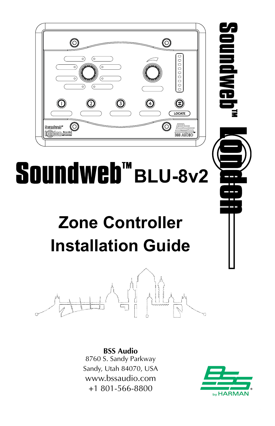 BSS Audio BLU-8v2BLK Install Guide User Manual | 4 pages