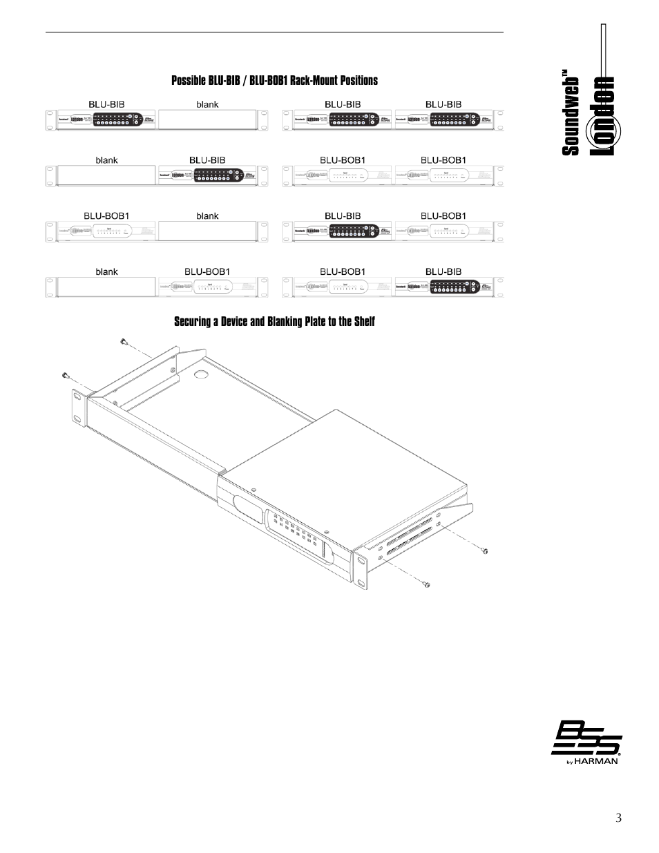 BSS Audio BLU-BOB1 Install Guide User Manual | Page 5 / 8
