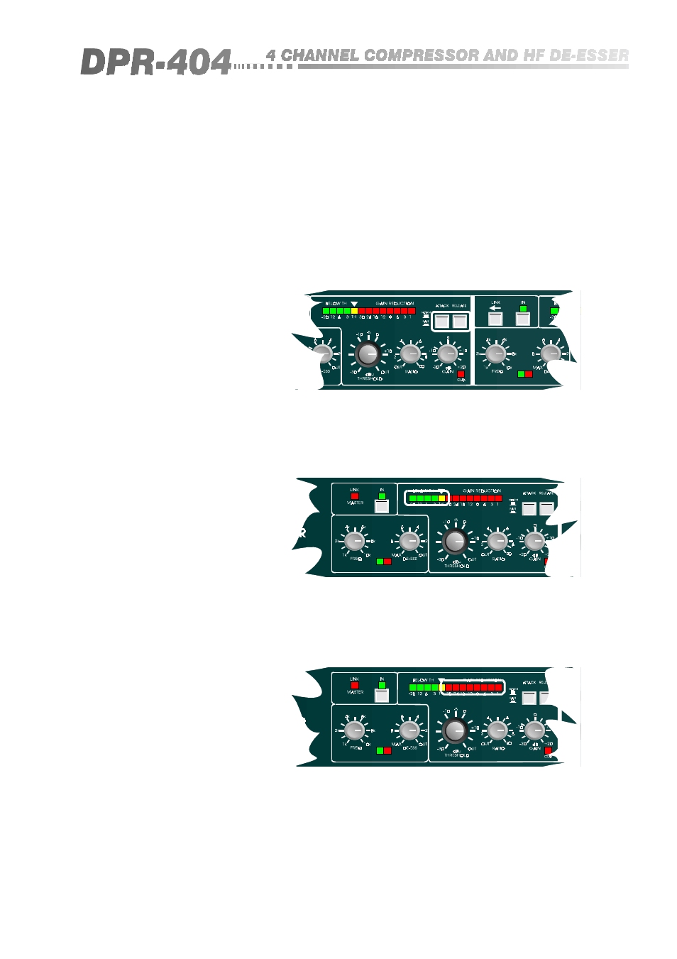 BSS Audio DPR-404 Owner's Manual User Manual | Page 15 / 33