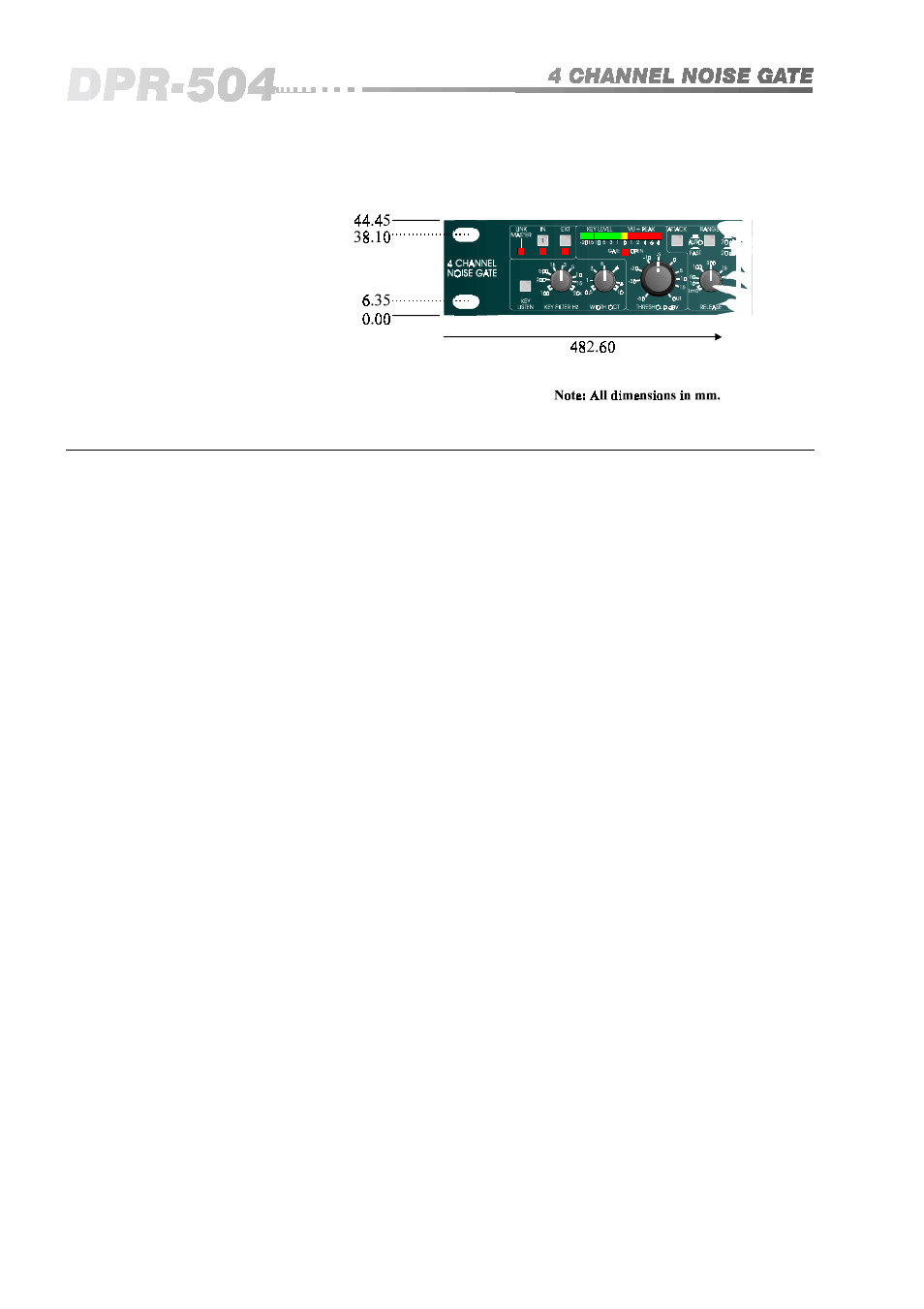 0 mains power connection, 6mains power connection 4.1 mains power | BSS Audio DPR-504 Owner's Manual User Manual | Page 6 / 28