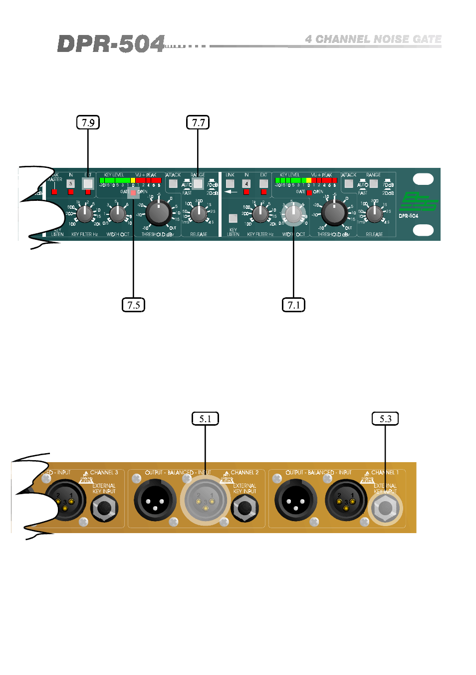 BSS Audio DPR-504 Owner's Manual User Manual | Page 9 / 28