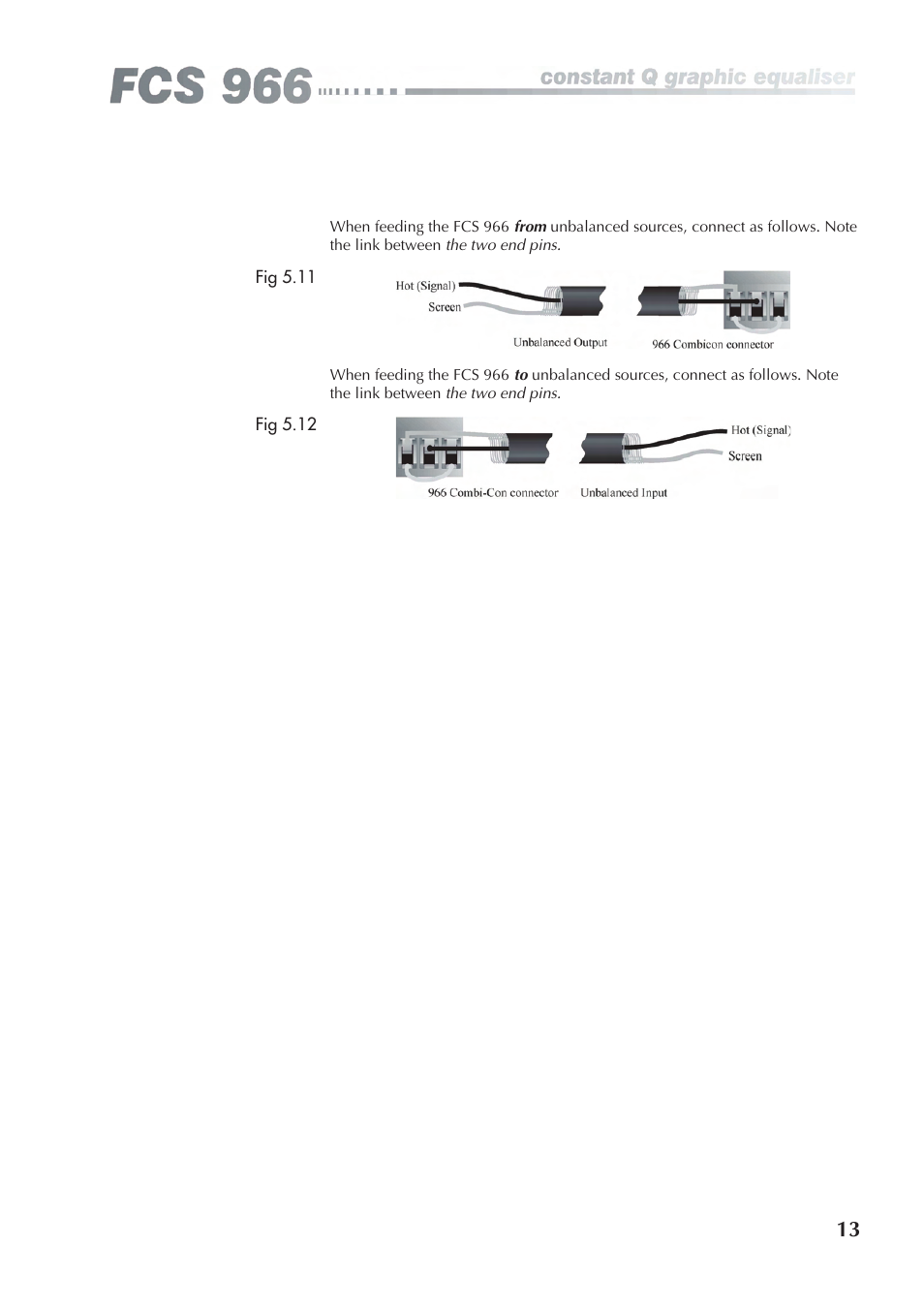 BSS Audio FCS-966 Owner's Manual User Manual | Page 13 / 32