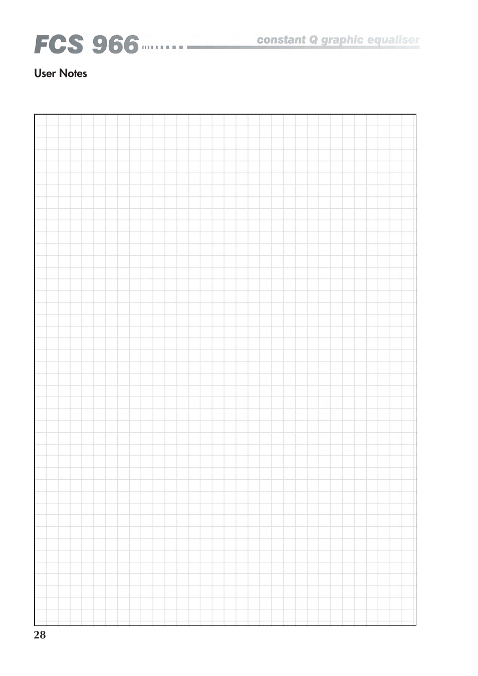 BSS Audio FCS-966 Owner's Manual User Manual | Page 28 / 32