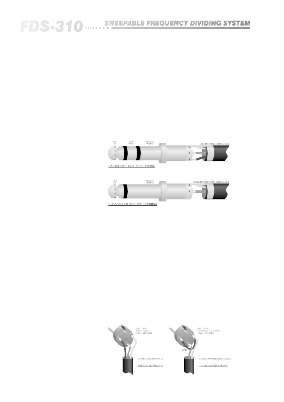 0 input connections | BSS Audio FDS-310 Owner's Manual User Manual | Page 14 / 40