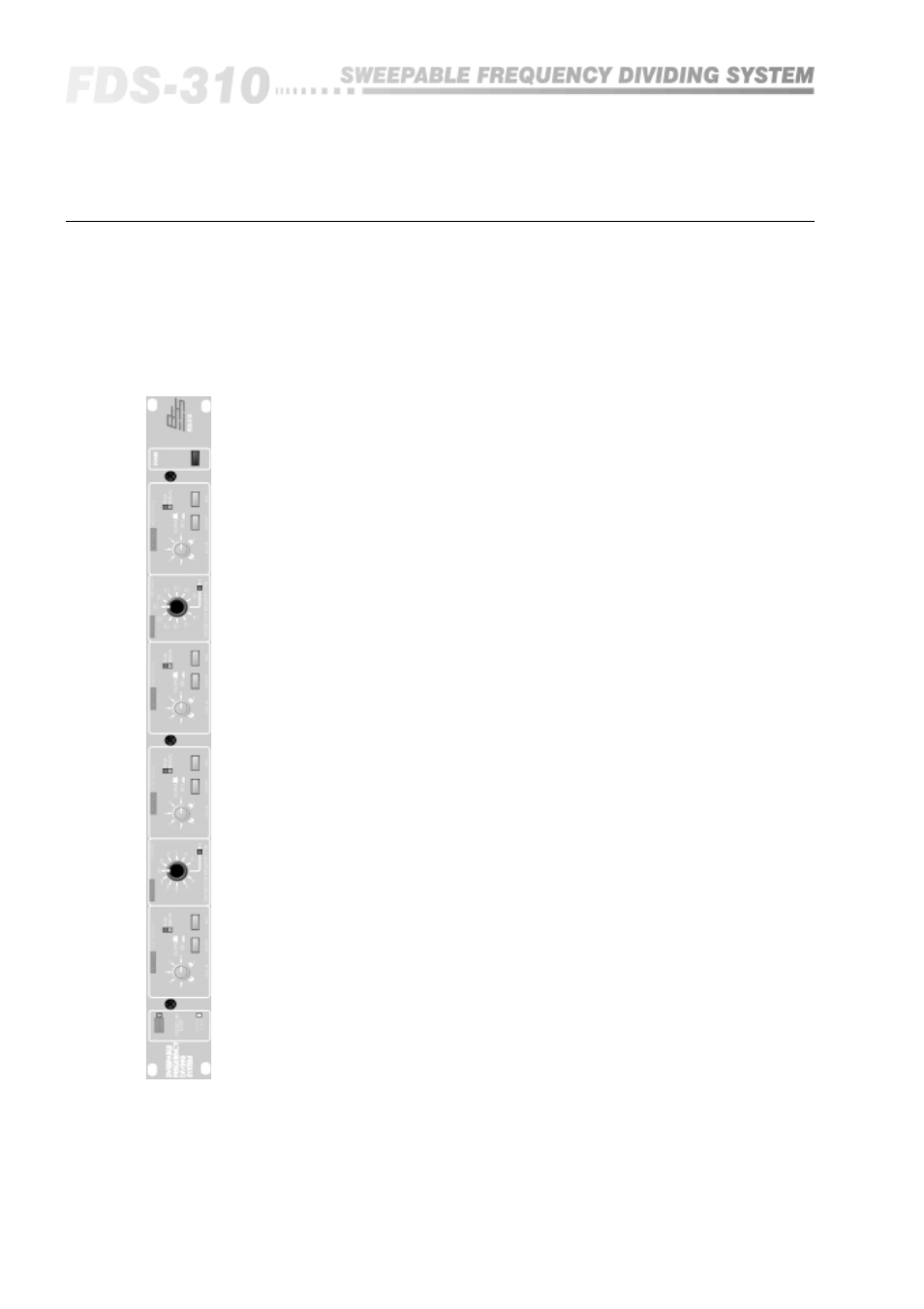 0 connection and setup | BSS Audio FDS-310 Owner's Manual User Manual | Page 16 / 40