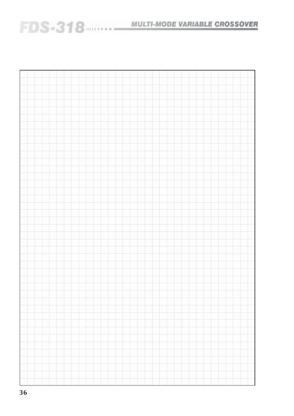 BSS Audio FDS-318 Owner's Manual User Manual | Page 36 / 36