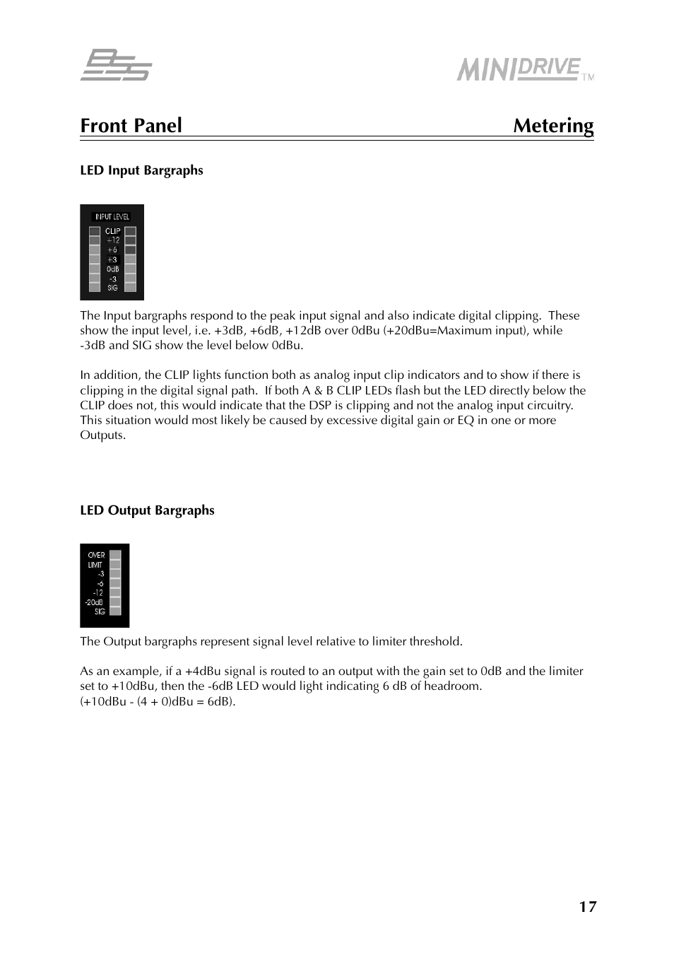 BSS Audio FDS-334T Owner's Manual User Manual | Page 17 / 56