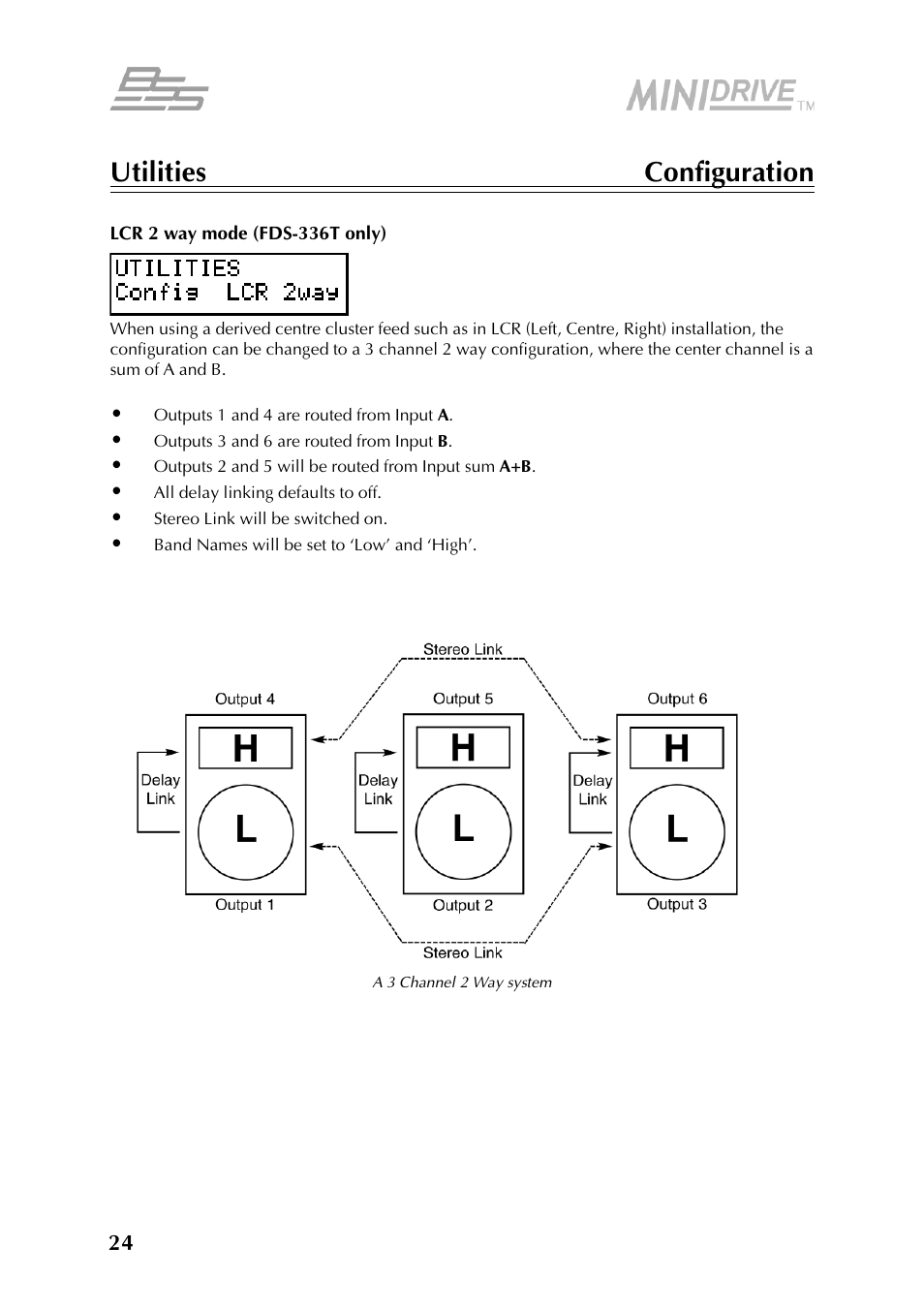 BSS Audio FDS-334T Owner's Manual User Manual | Page 24 / 56