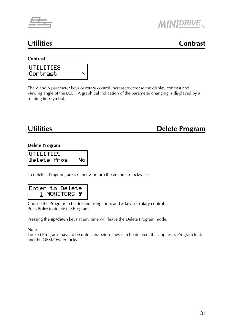 BSS Audio FDS-334T Owner's Manual User Manual | Page 31 / 56
